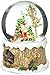 Glitterdomes 100 mm Musik-Glitzerkuppel, Weihnachtsmann mit Waldtieren auf einem baumähnlichen Sockel mit einem Waschbär, der herausschaut, 14 cm MI 4 günstig Kaufen-Glitterdomes 100 mm Musik-Glitzerkuppel, Weihnachtsmann mit Waldtieren auf einem baumähnlichen Sockel mit einem Waschbär, der herausschaut, 14 cm