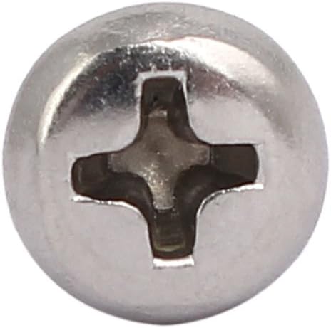 Miniatura 3 de IIVVERR Tornillos para máquina de cabeza redonda Phillips de acero inoxidable 304 M5 x 0.591 in 50 piezas (M5 x 0.591 in 304 tornillos de máquina de