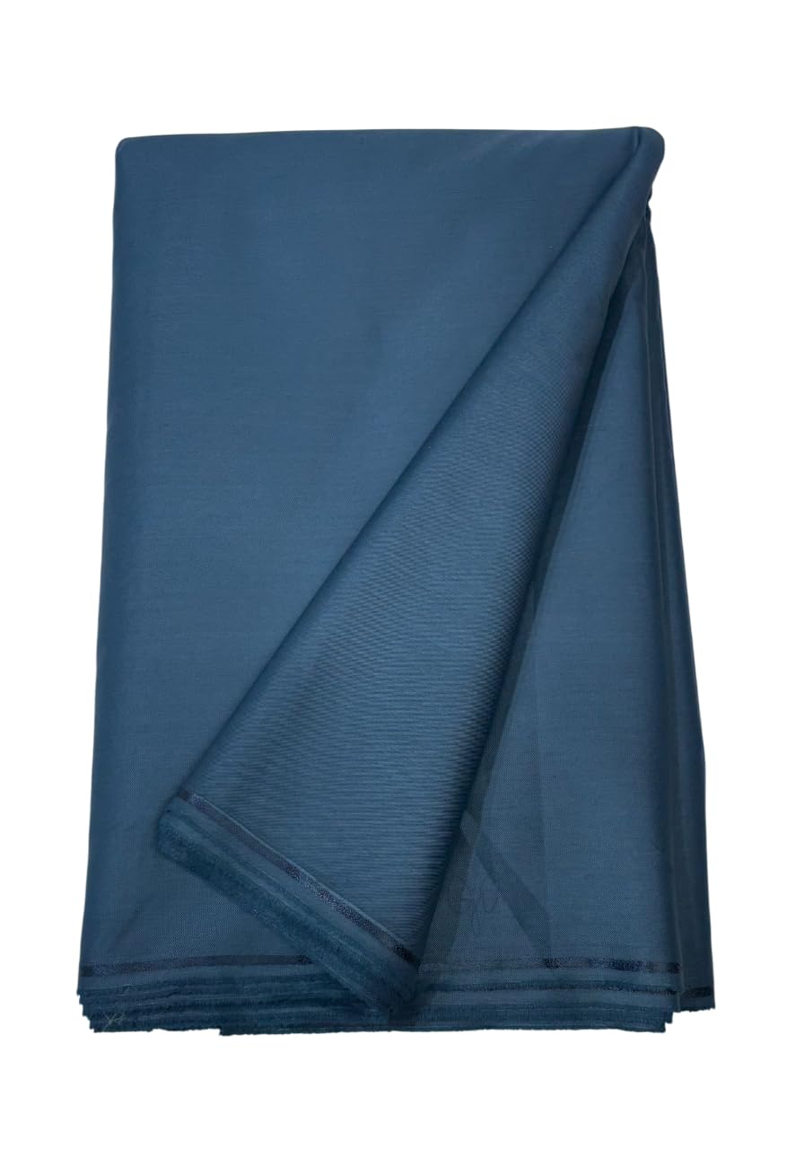 bkrkj Men's Giza Cotton Unstitched Satin feel Shirt, Kurta Pyjama Fabric by meter in size 2.5 m,3 m, 5 m width 36 inch ethnic,pathani suit,khaadi,summer-picture-54