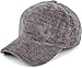Produktbild styleBREAKER Unisex Strick Baseball Cap in Chenille Optik, Feinstrick 6 Panel Basecap Einfarbig, Uni verstellbar 04023072, Farbe:Grau