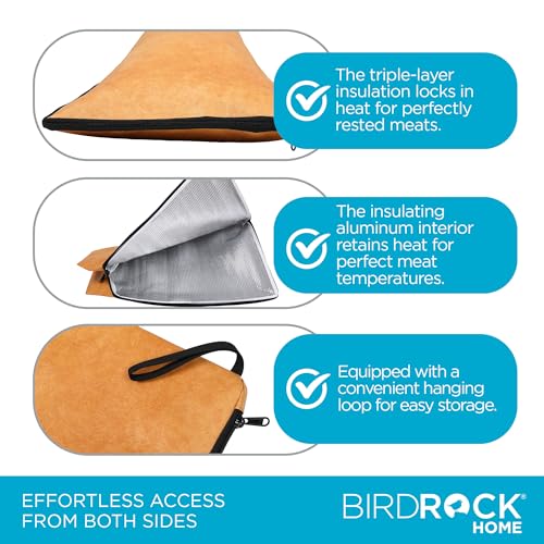 BIRDROCK HOME Bolsa para carne BBQ termoaislada triple capa miniatura 6