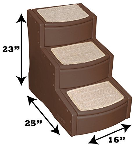 Pet Gear Easy Step III Pet Stairs, 3 Step for Cats/Dogs, Removable Washable Carpet Treads, for Pets Up to 150lbs, No Tools Required, Available in 6 Colors by Pet Gear - Image 2