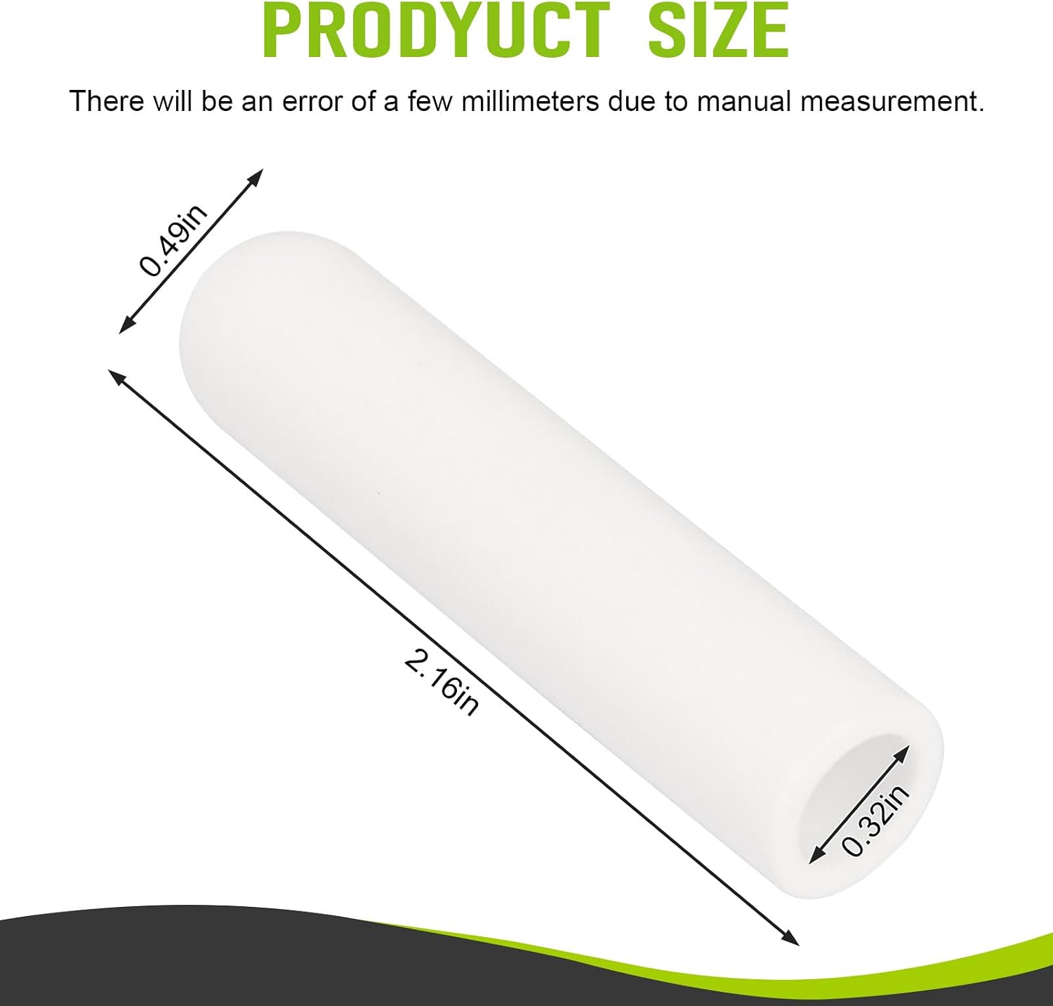 SRV7034-186 Thermocouple Ceramic Protection Cover Replacement for Quadra Fire Pellet Stove Tube Part PS35 PS50 CAB50(2Pack)