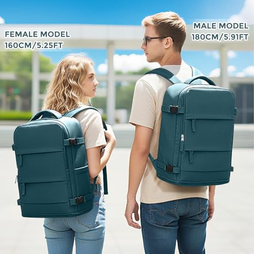 Image of coowoz Vacuum Backpack Travel with Pump,Travel Backpack with Vacuum System For Women Men,Carry On Backpack,Hiking Backpack Waterproof Outdoor Sports Rucksack Casual Daypack,30L(Vacuum pump)