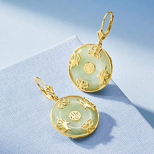 Ross-Simons Good Fortune Butterfly Drop Earrings In 18Kt Gold Over Sterling #TOP4