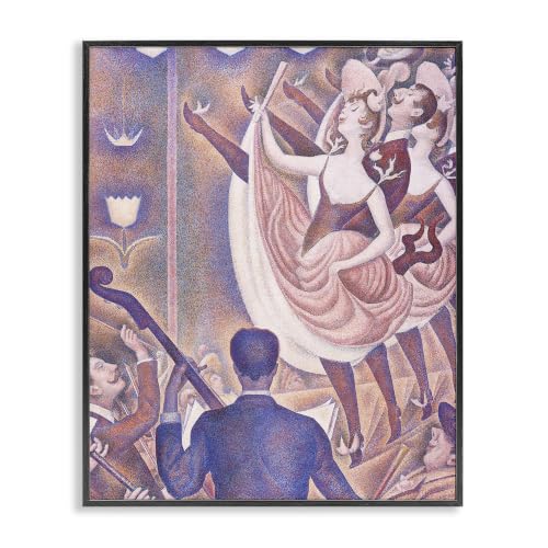 Classic Seurat Dance Portrait, 11 x 14 Inch Framed Giclée Print