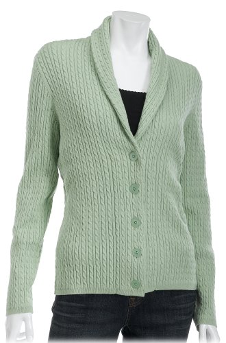 Jones New York Signature Cable Cardigan 