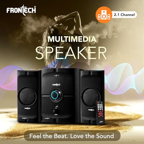 Image of FRONTECH 2.1 Channel Multimedia Speaker - Feel The Beat, Love The Sound. (SW-0128)