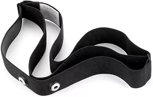 Miniatura 9 de Correa de pecho negra (correa de repuesto)  Compatible con monitores de frecuencia cardíaca Wahoo TRACKR 2024, TICKR FIT, Garmin HRM 600, HRM 200,