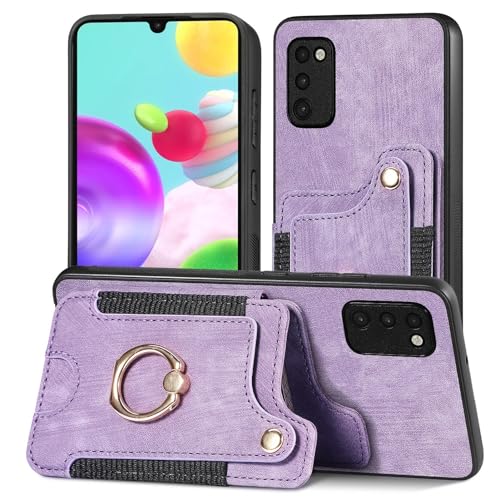 Coque Samsung A41 étui portefeuille antichoc pour protéger l'écran et ranger les cartes