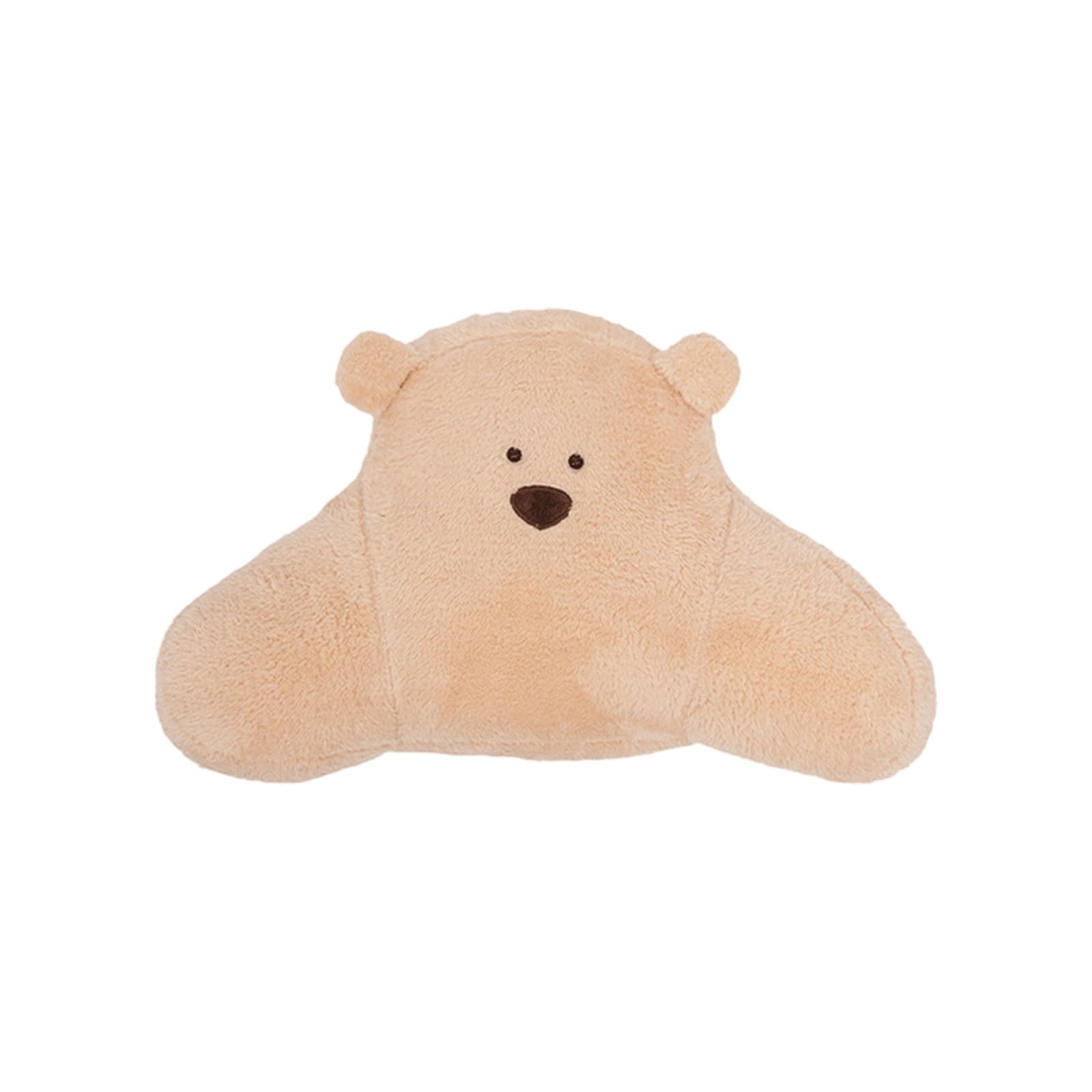 YROHGKPN Plush Bear Car Neck Pillow and Lumbar Cushion with Elastic Straps