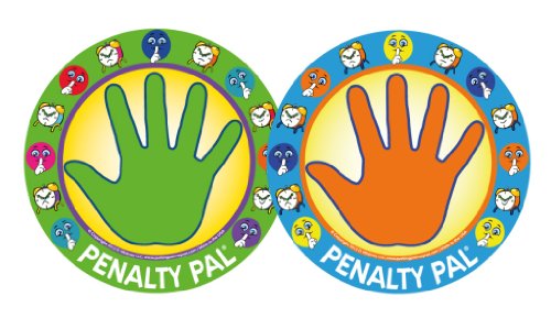 Penalty Pal- Time Out Spot for Kids, Removable Wall Decal (Green/Orange)