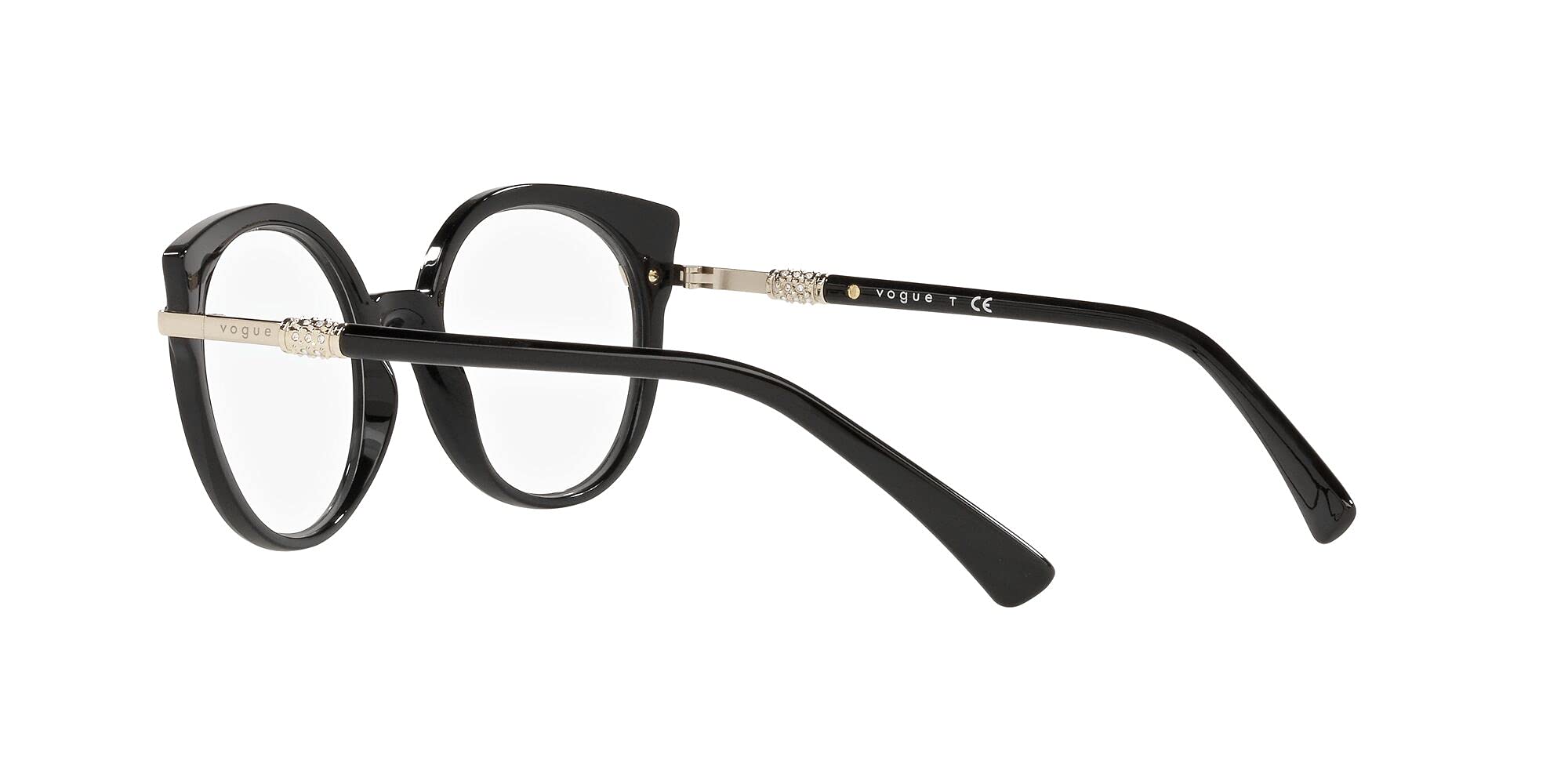 Vogue Eyewear Vo5381b - Cornice di correzione occhio di gatto, da donna, Nero/lenti Demo