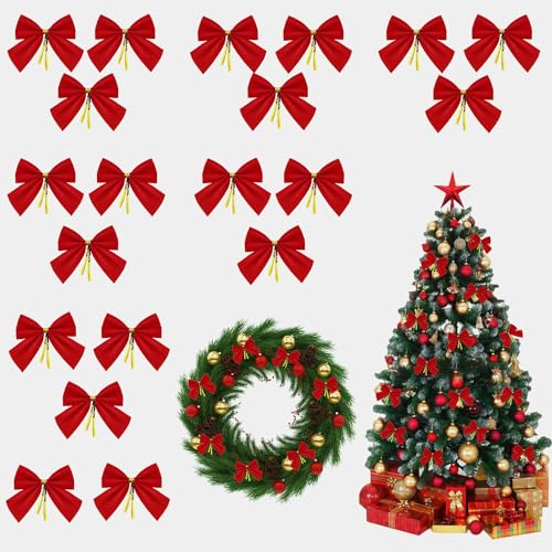 ZephyrCraft XXL Auto Schleife 76cm - Rote Geschenkschleife Für Hochzeit & Geburtstag
