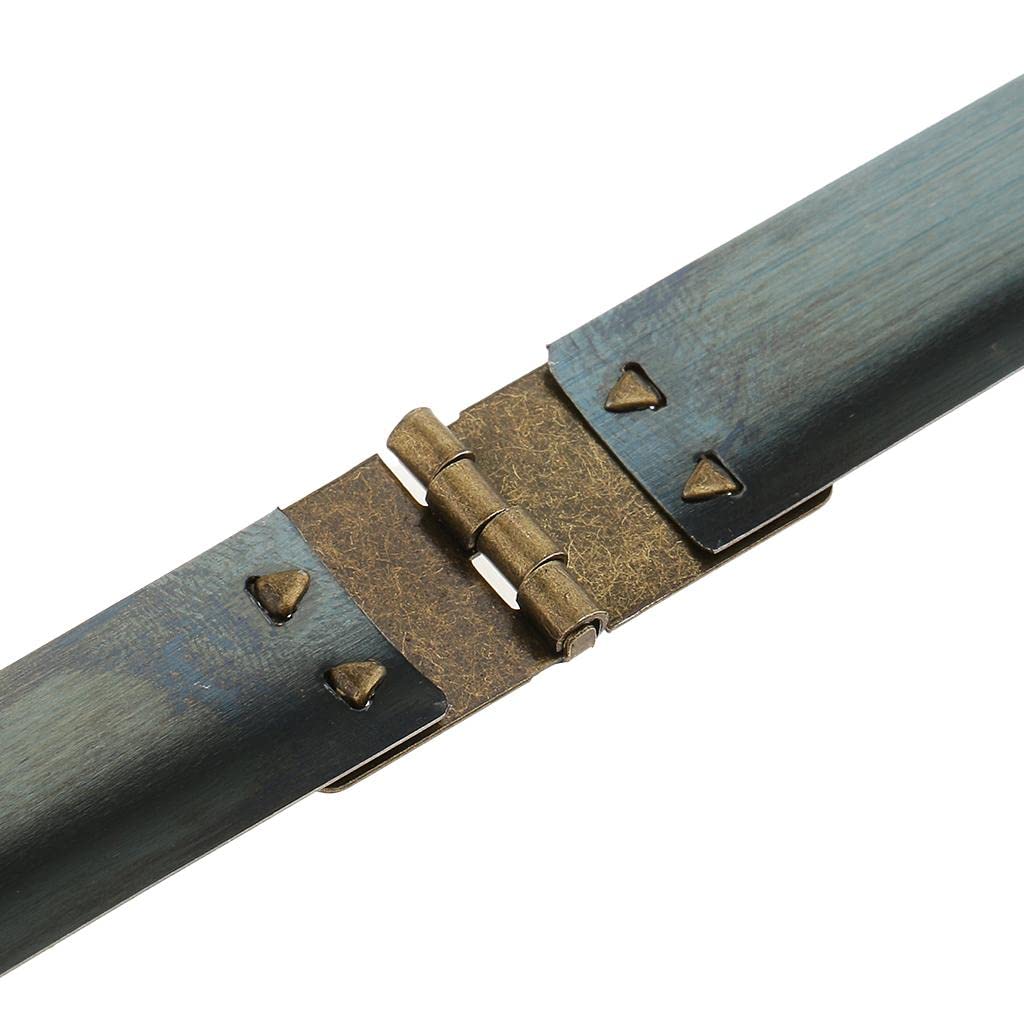 ATORSE 5 x 10 x 10 suministros para hacer monederos con marco de metal, cierre de beso de 12 x 1,4 cm, bronce