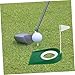 Abaodam 4pcs Golf Putting Hole Cups Flags Practice Aid for Boys and Girls Men and Women Your Putting Skills Office Backyard Games