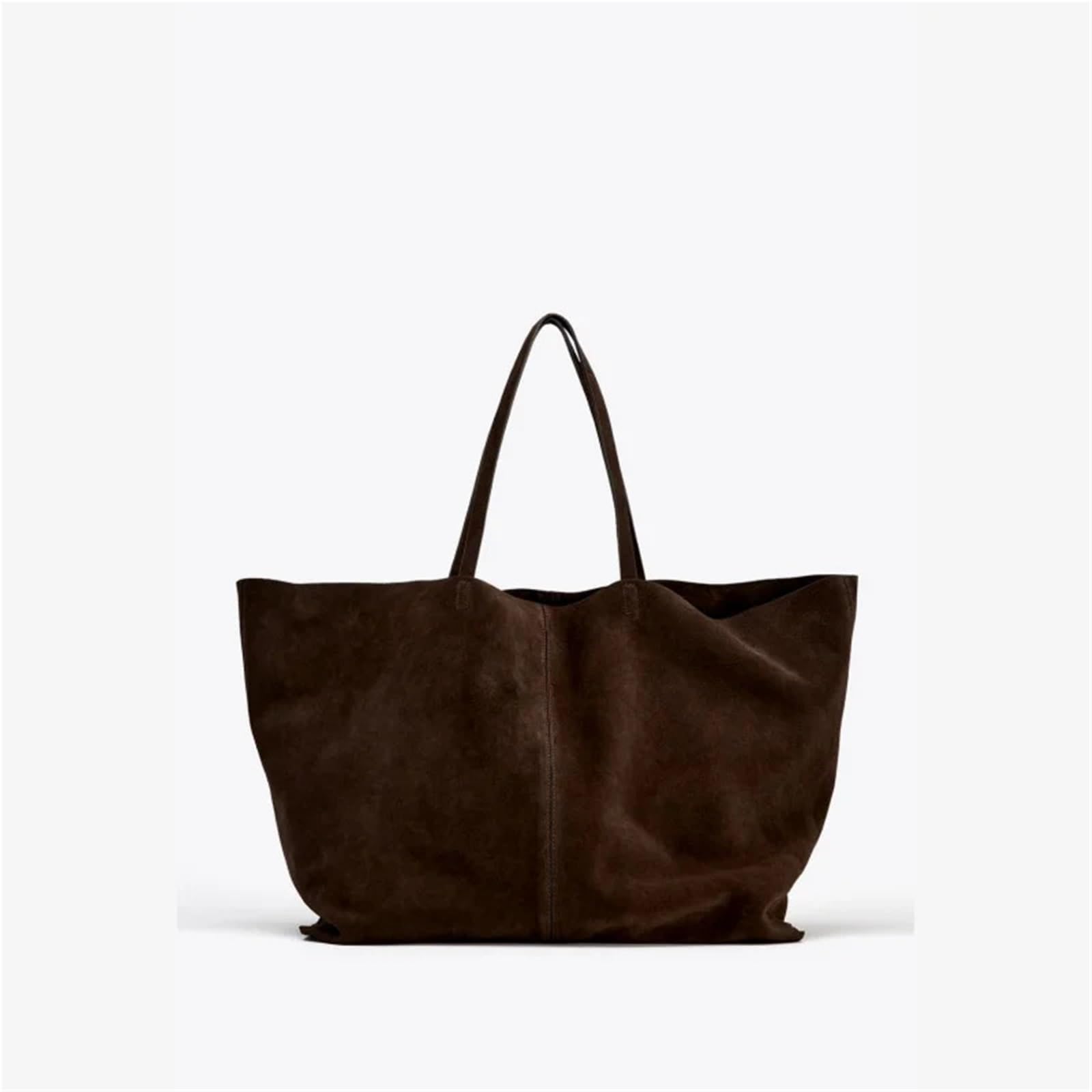 Leather Bags Women BORSA GRANDE IN CAMOSCIO DA DONNA, Borsa tote di design for lo stile quotidiano, a tracolla grande capacità for