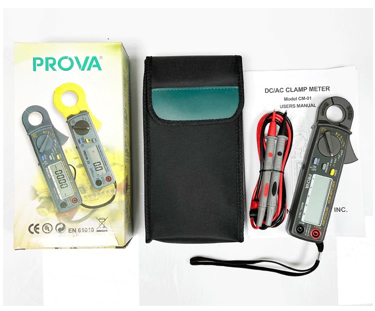 Taiwan Quality PROVA CM-07+ Pinza Amperimétrica AC/DC Multímetro Digital Profesional de Alta Precisión miniatura 1