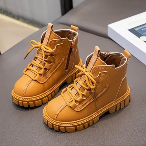IWIHMIV Kid Boots Kids Riding Boots Toddler Dress Boots Riding Boots for Girls Boots for Girls Short Boots Boys' Shoes3