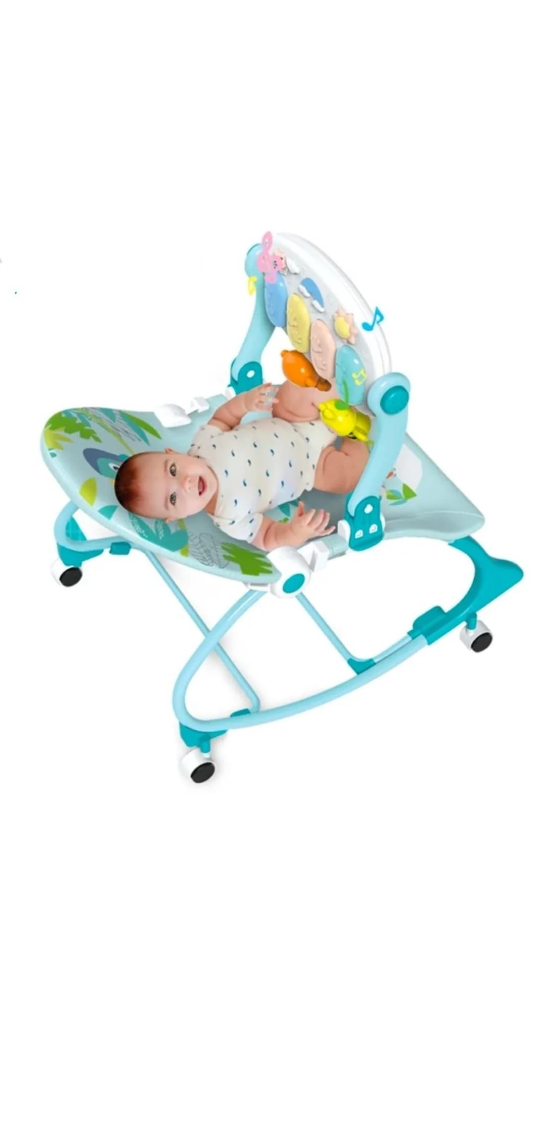 Sponsored Ad – Multifunctional Rocking Chair for Babies and Toddlers, Multi Design (BLUE)