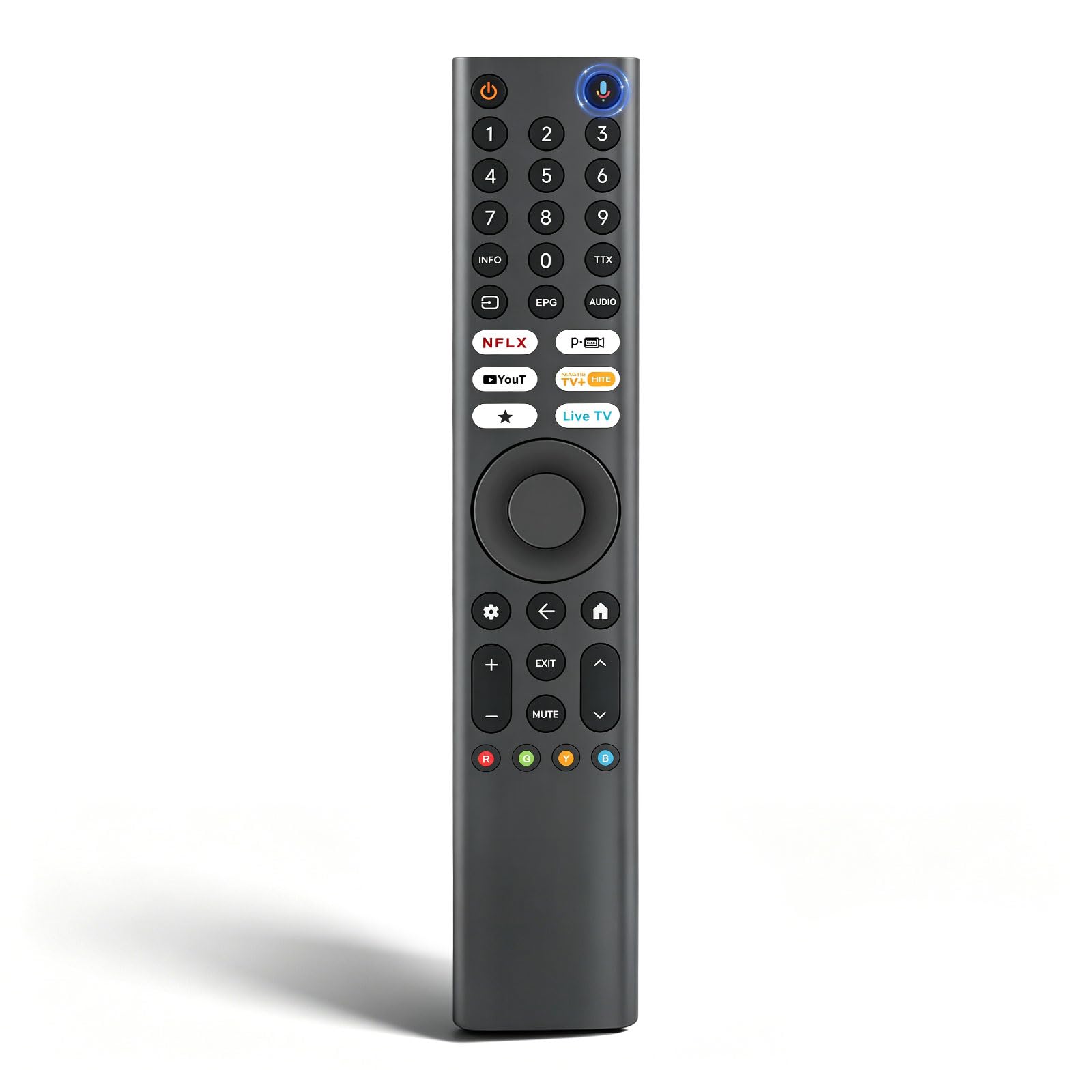 Telecomando di ricambio premium per Xiaomi TV Box, controller TV per home theater con controllo vocale e Bluetooth, compatibile con Xiaomi TV Box