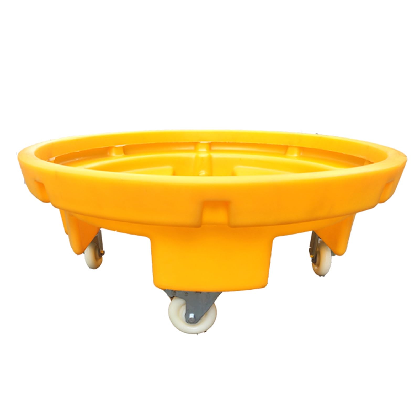 QUSYZD Modular Spill Containment Tray, Yellow & Black Polyethylene Platform for Oil Drums, Leakproof Spill Control Solution for Warehouses & Factories, Flat Top Gra,32.52x12.99in/82.6x33CM