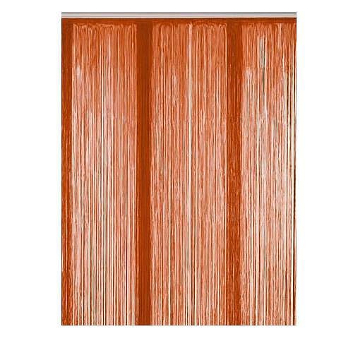 Bacati Orange String Curtain Panel