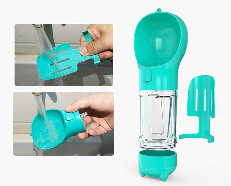 Miniatura 5 de Dispensador para mascotas, de alimento y agua con bolsas para desechos (11)
