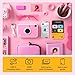 Kodak Printomatic+ Instant Print Digital Camera (Pink) 10MP Portable Camera with Interactive RGB LED Status Indicator, Prints Full-Color Photos on Zink 2x3” Sticky-Backed Photo Paper - Easy & Fun
