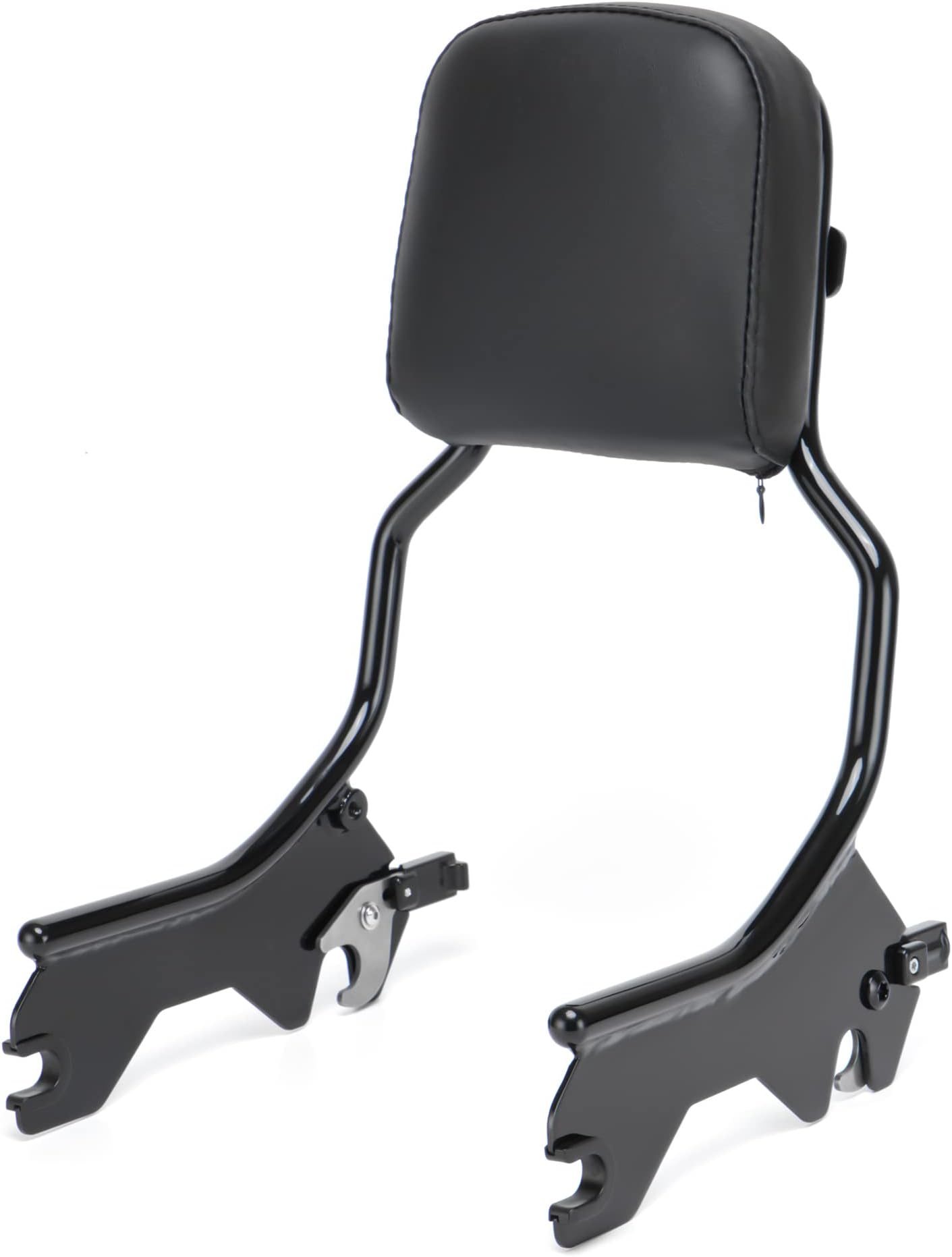 MoKitDora Detachable Backrest Sissy Bar Upright with Pad for 2018-later FLDE FLHC FLHCS FLSL FXBB, Black
