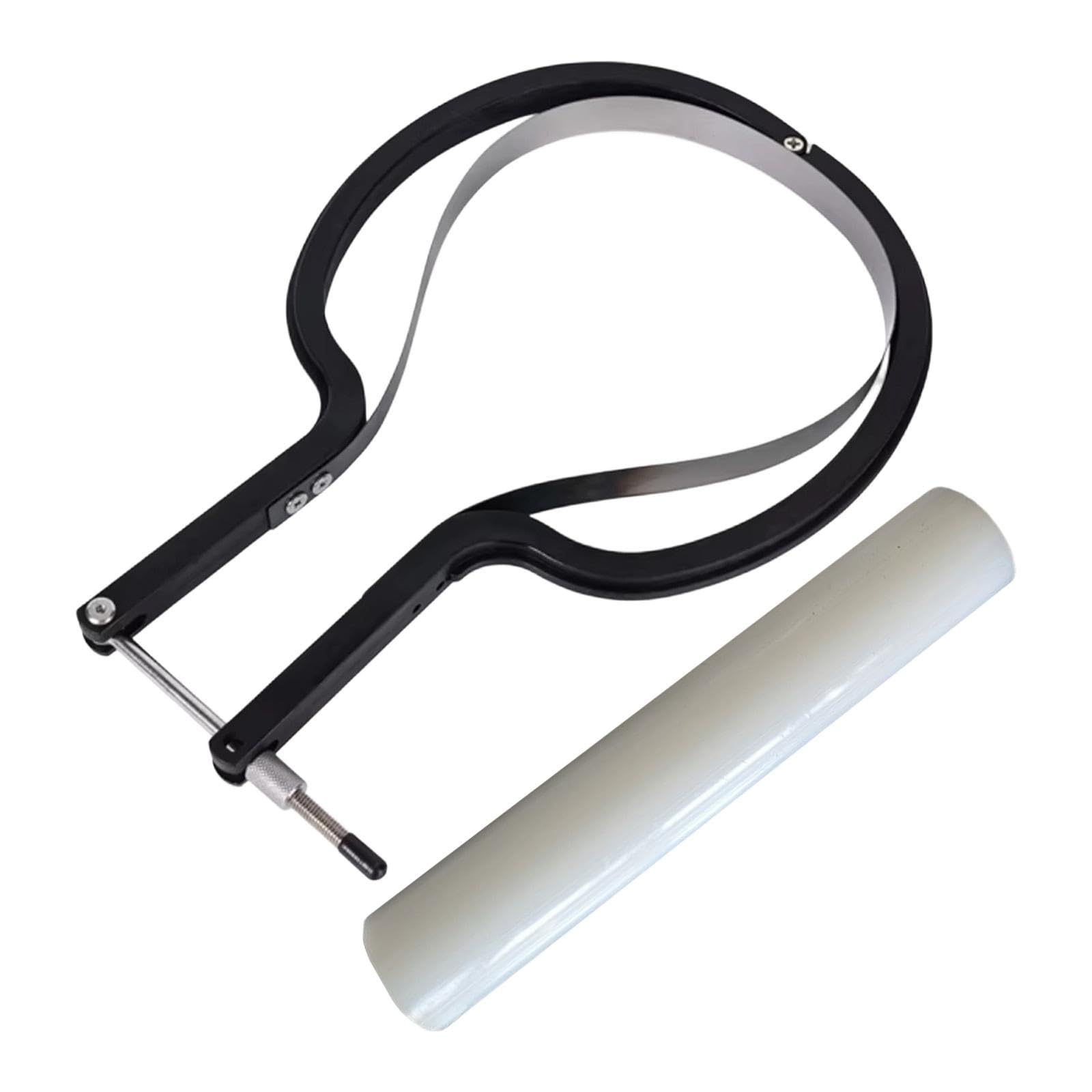 Milageto Coupe-Raquettes de Tennis de Table avec Tige Rotative, Couteau de Détourage pour Ping-Pong, Outil de Coupe Ergonomique, Léger et Facile à Utiliser, Idéal pour Entretien et Voyage