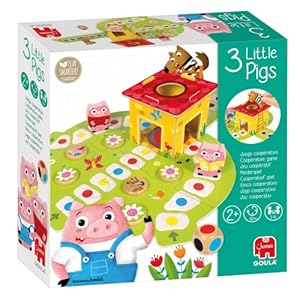 Jeu Coopératif Famille - Les 3 Petits Cochons par Goula (Occasion Très Bon)