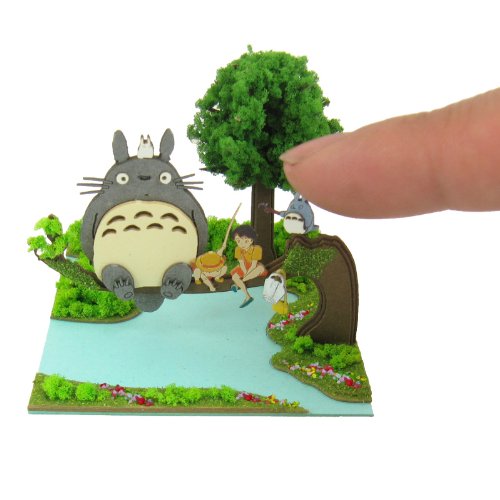 Mei And Satsuki And Totoro Studio Ghibli Mini Mp07-05 (Paper Craft) #TOP5