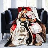 Frank Iero Blanket Flannel Fleece Soft Warm Throw Blankets for Bed Sofa Chair Dorm 60'X50'