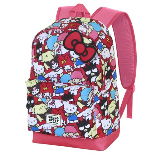 Sanrio Hello Kitty Friends-Mochila HS Fan 2.2, Multicolor, 31 x 44 cm, Capacidad 24 L