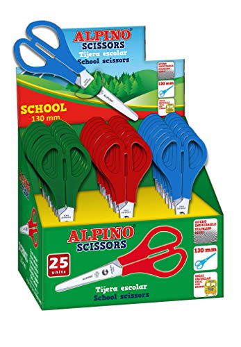 Alpino PT0013 - Expositor 25 tijeras escolares