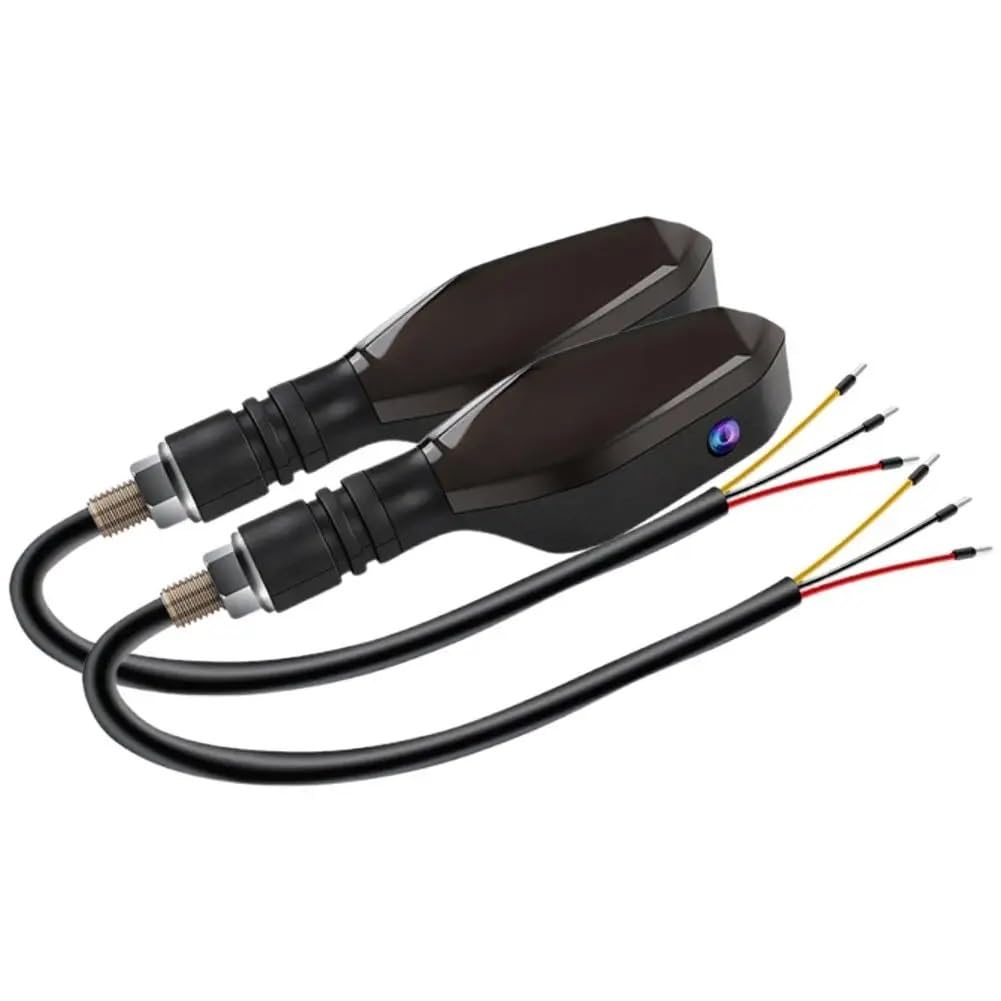 Moto Faros Freno Trasero​ 2 luces LED de intermitente universales para
