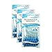 Produktbild TePe - Interdentalbürsten mit Oral-Zahnseide - 3 Pakete von 8 (24 Bürsten) (Blau 0.60mm)
