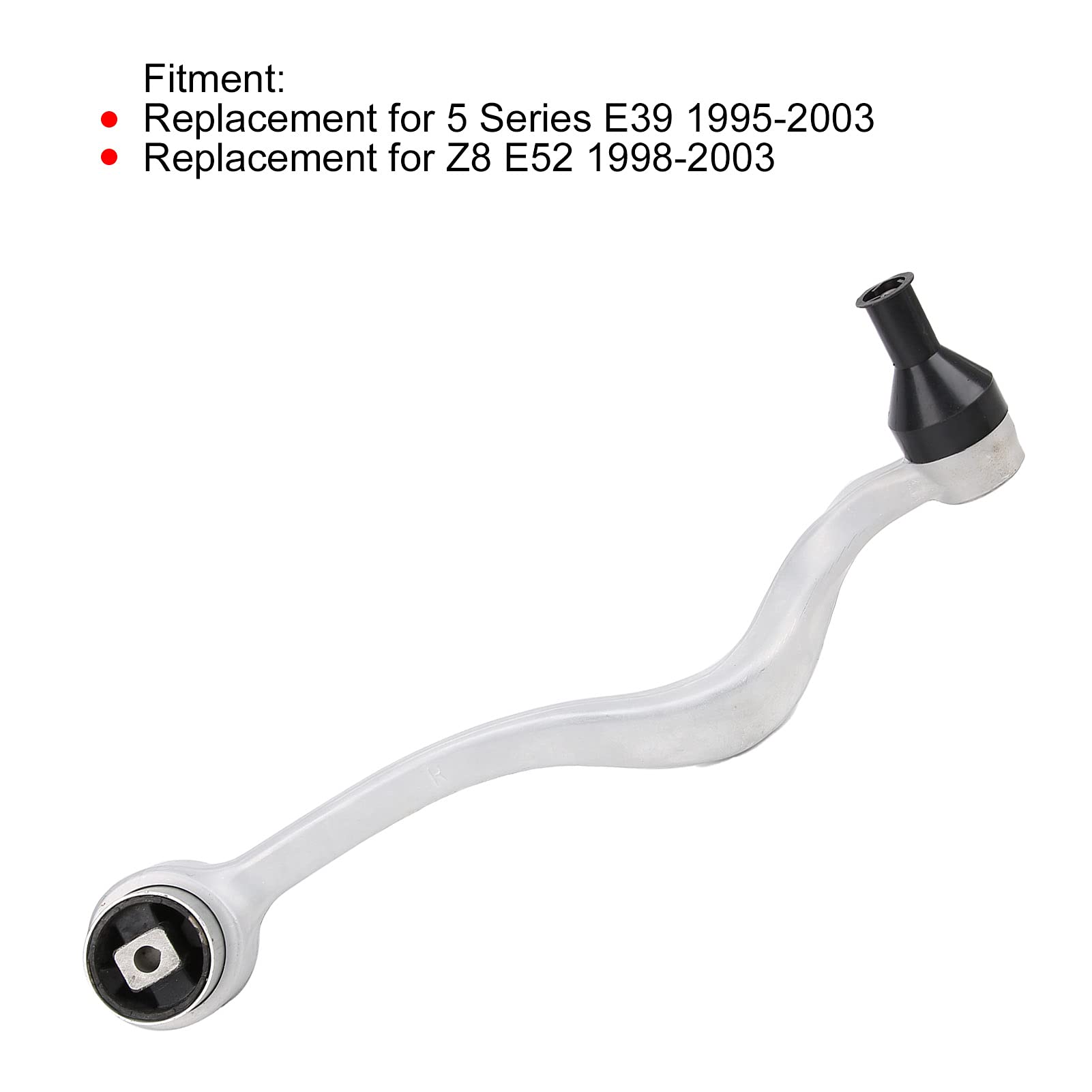 YUYTE Wymiana Przedniego Prawego Dolnego Wahacza dla Serii 5 E39 Z8 E52 OEM 31121141718 Stal Stopowa Zapewniająca większą stabilność