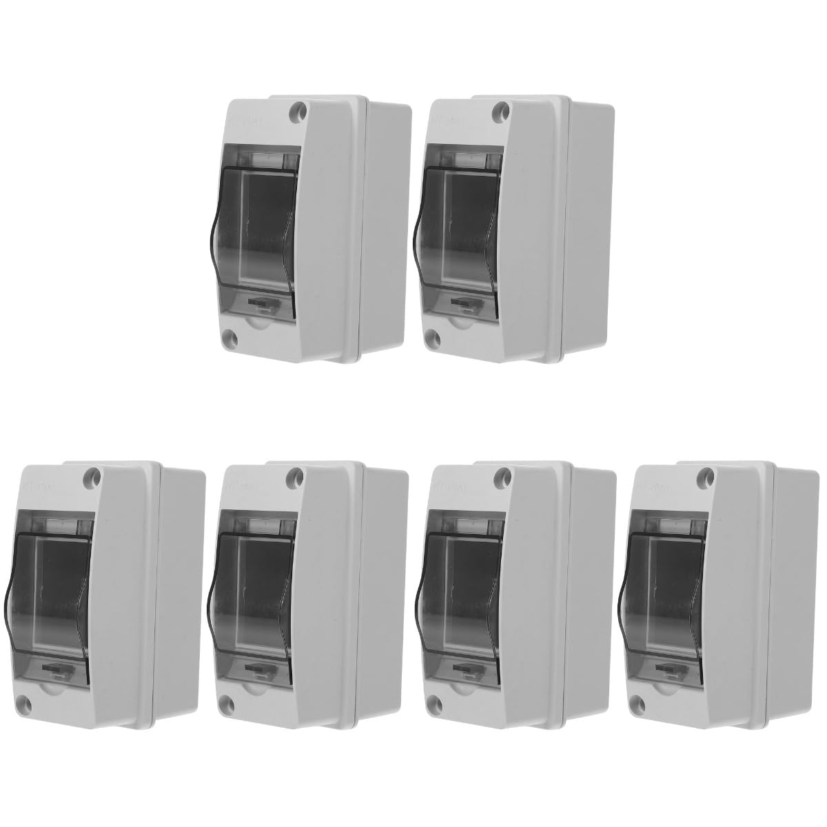 Cabilock 3 Series Caja De Distribución Eléctrica Con Ventana Transparente Protección De Para Uso Interior Y Exterior Fabricada Y Pc Resistente Al Agua Y Instalación 2 Piezas X 3