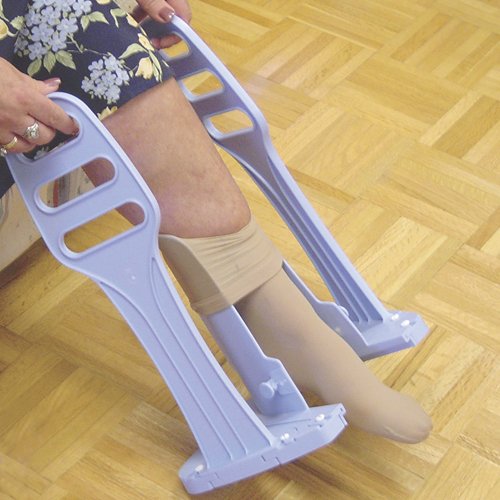 SP Ableware Maddak Compression Stocking Aid, Easy Up Dressing Assist, Light Blue (738550000), Model Number: 641-3855-0000