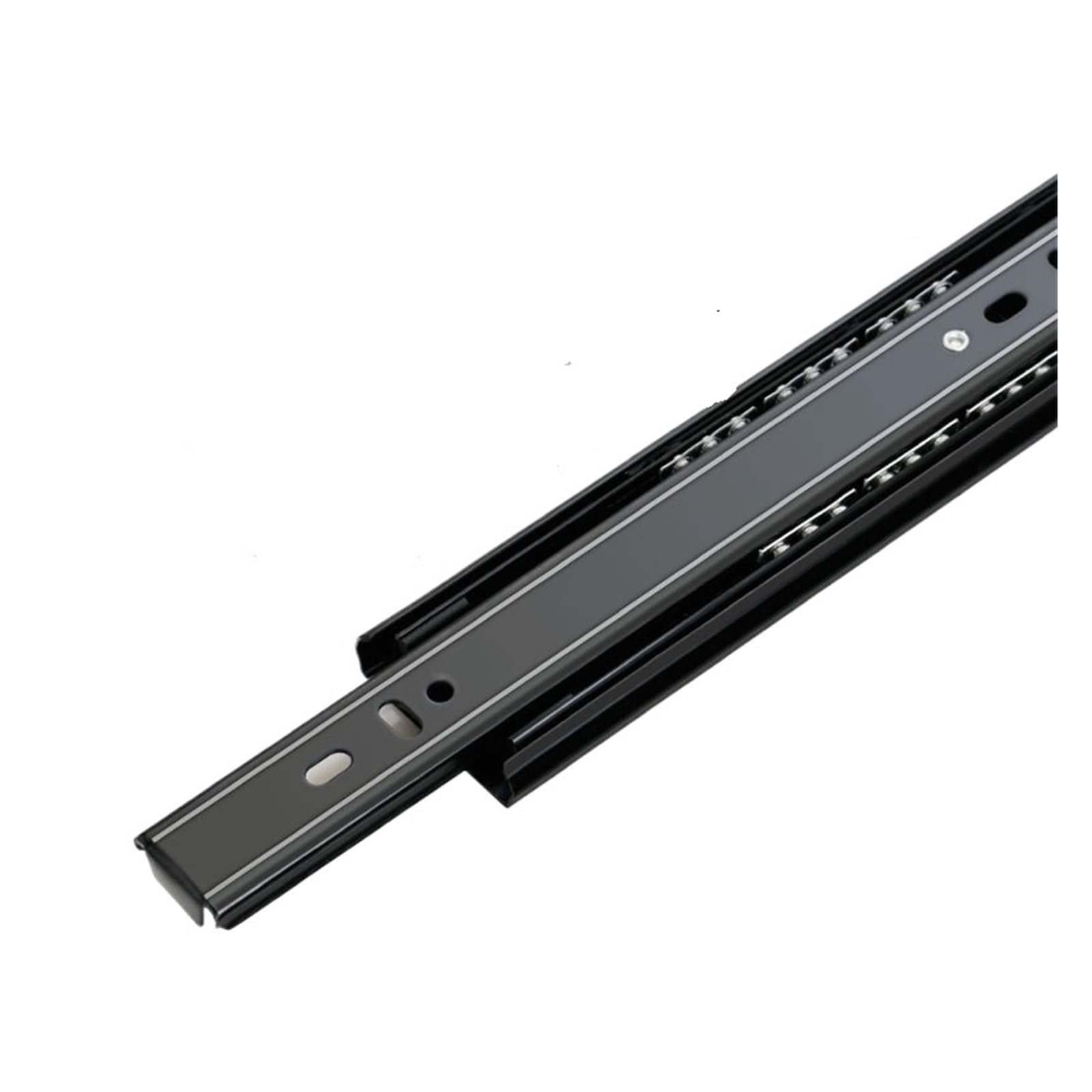 25-50cm Stainless Steel Cabinet Three-Section Drawer Rails Buffer Damper