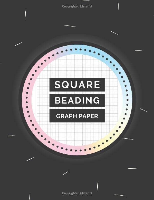 square beading graph paper: seed bead blank pattern paper book-image-36
