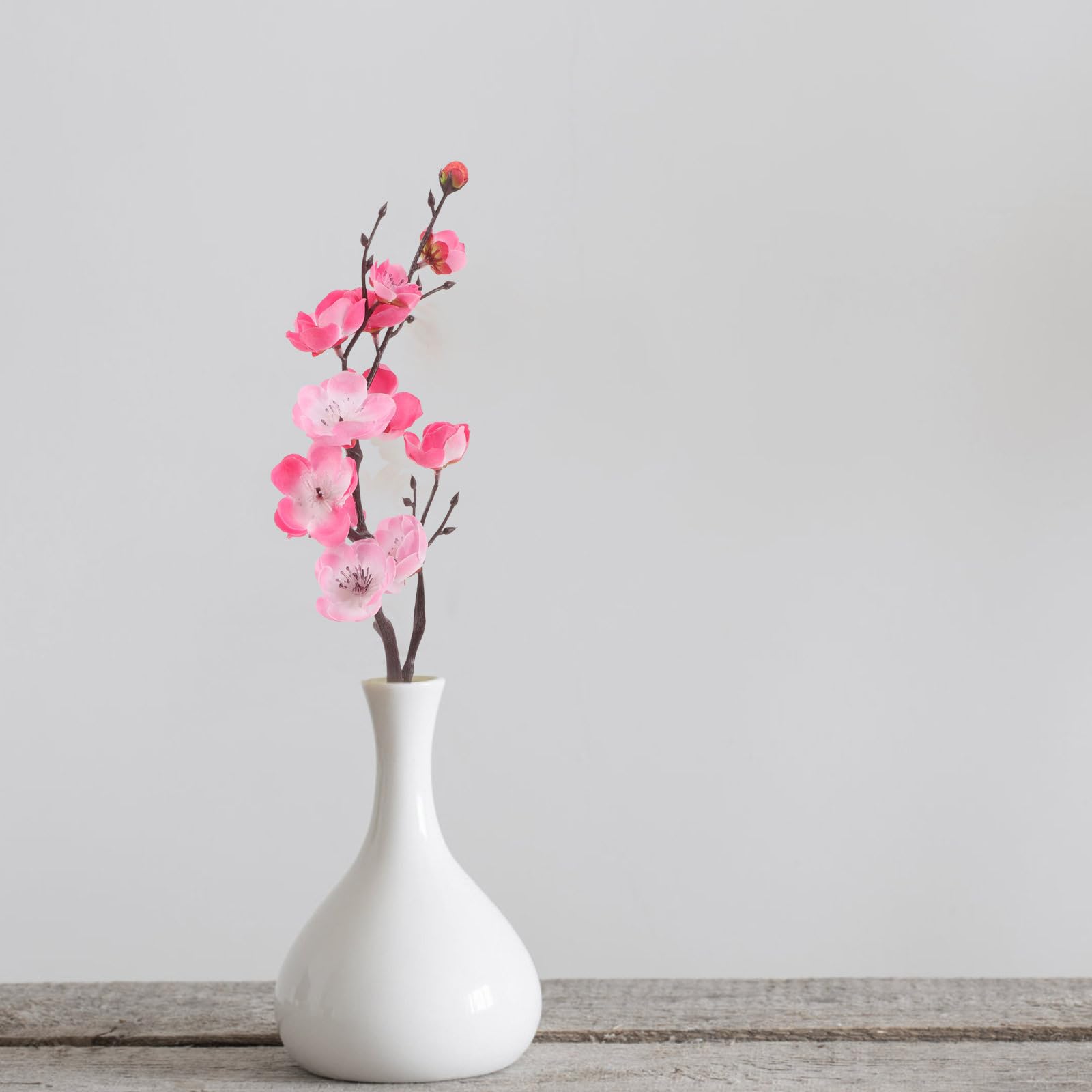 IMIKEYA 3Pcs Fake Flowers Decor Silk Plum Blossom Pick Simulation Plum Blossom Pick Artificial Plum Blossom Picks Artificial Branches Artificial Plum Blossom Stems Plum Household - Image 3