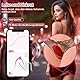 Tagnaff Vibration für Frauen Flirtende Sex Spielzeug für die Frau Paare Extrem, Unsichtbar Tragbare Lecken Vibratorensets für Frauen Klitoris 10 Modi, APP Vibrator Sexspielzeug Stimulator für Sie
