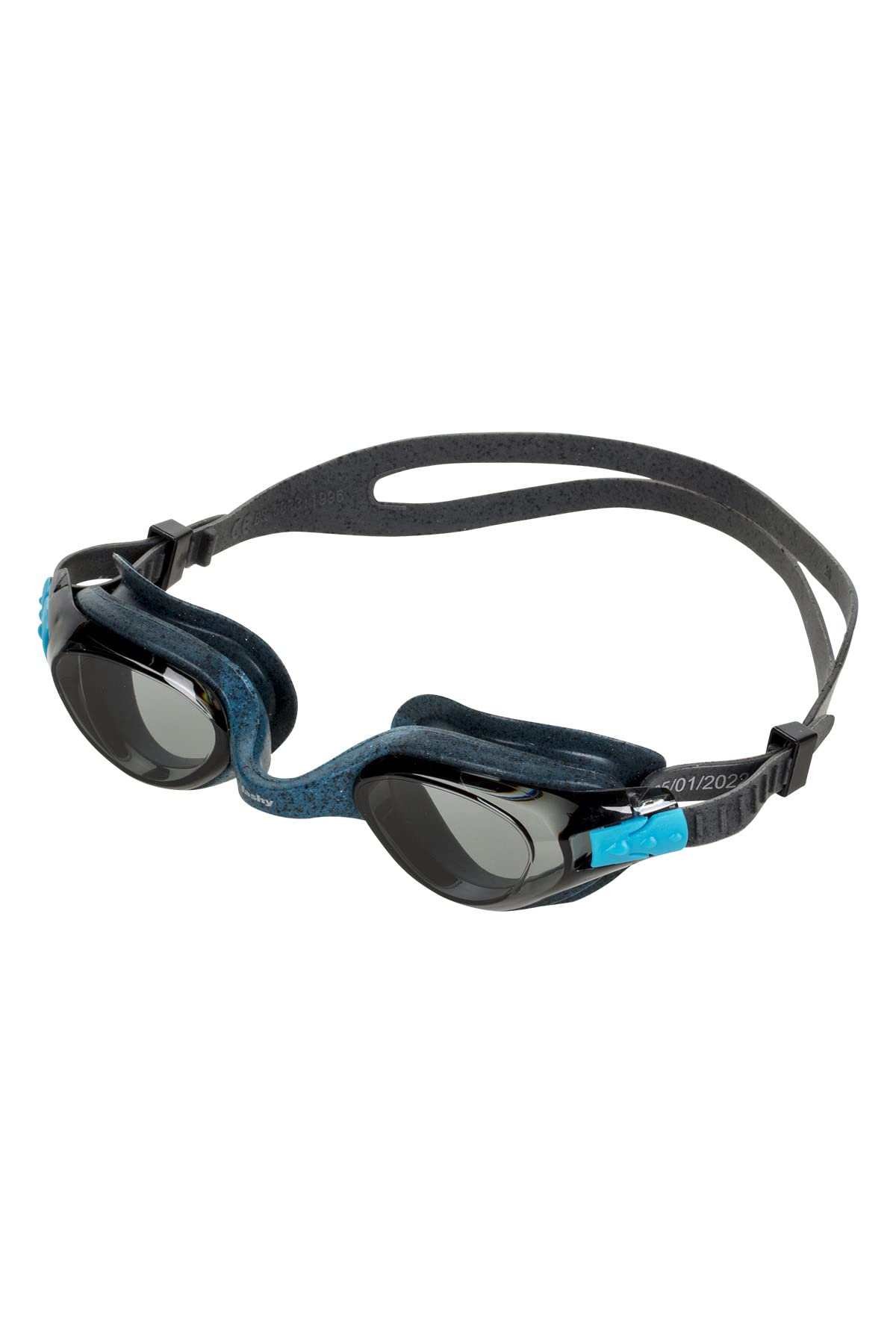 Fashy SPARK III Swimming Goggles Large with UV Protection and Anti-Fog Coating Petrol/Smoke