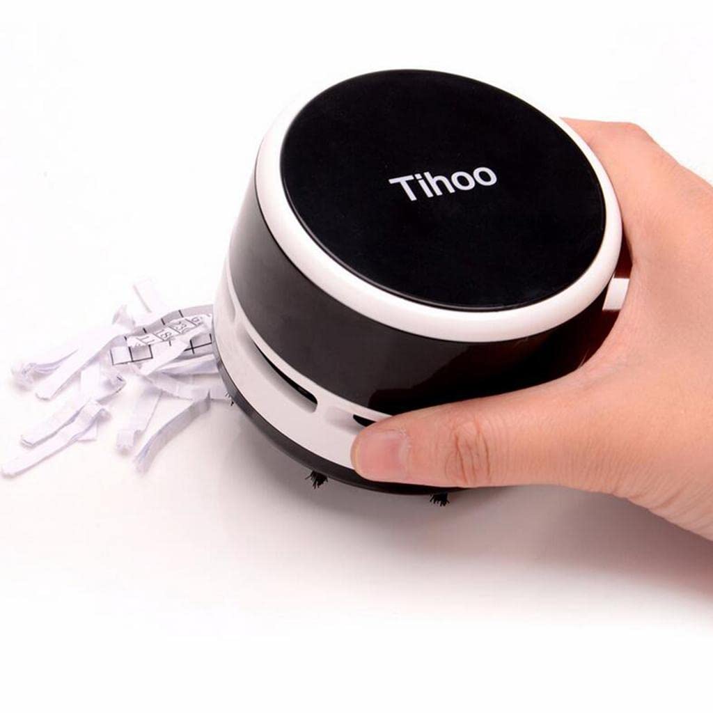 Mini Portable Tabletop Dust Sweeper Vacuum Cleaner Battery Operated Black-picture-22