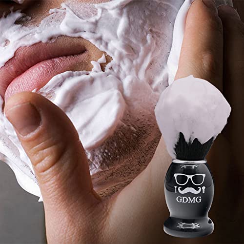 Gdmg Shaving Brush, Black Wooden Beard Brush High End Synthetic Mens Shaving Brush, Wood Handle Hair Salon Shave Brush For Wet Shave Safety Razor #TOP6