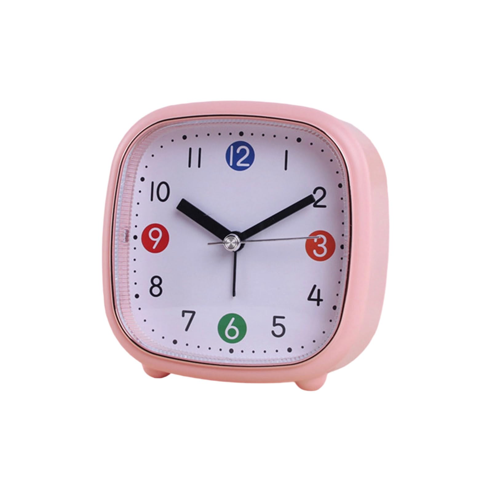 Msioytog Feature Alarm Clock Loud Bells & Glowing Display Impacts Resistant Construction Extended Battery Travel Alarm Clock