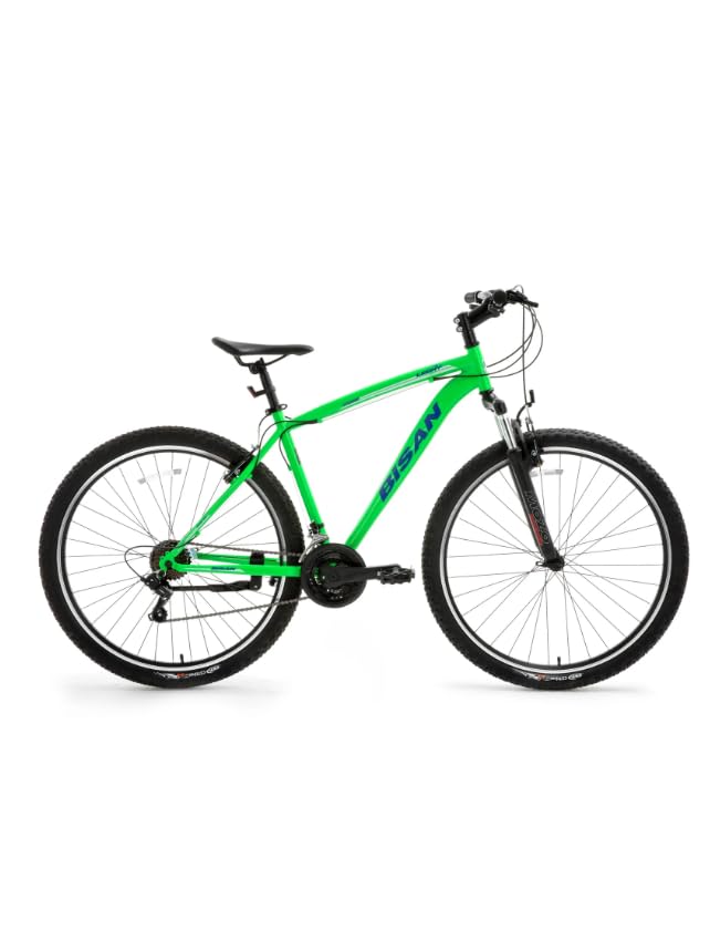 Bisan Leon Dağ Bisikleti 48 Cm V 29 Jant 21 Vites Neon Yeşil Lacivert